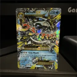 Pokemon M Glalie EX Mega Evolution Holo Card XY BREAKthrough 156/162 - Image 1