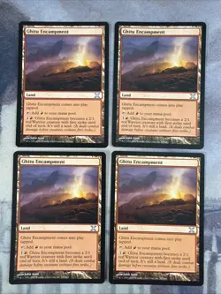 4x Ghitu Encampment- 10th Edition- NM- Mtg Magic The Gathering- Playset - Image 1