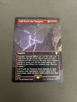 Call Forth the Tempest (Borderless) Commander: the Lord of the Rings: Tales... - Image 1