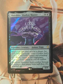 Shredder, Shadow Master (Surge Foil) - Teenage Mutant Ninja Turtles (TMC) -nm - Image 1