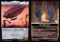1x The Blackjack // The Monarch - Token NM Eng MTG - Commander Final Fantasy - Image 1
