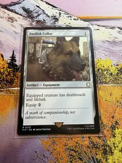 Basilisk Collar - Fallout - NM - MTG - Image 1