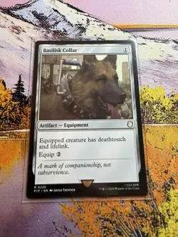 Basilisk Collar - Fallout - NM - MTG - Image 2