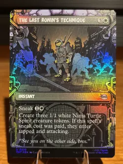 The Last Ronin's Technique - Foil - Showcase U MTG Teenage Mutant Ninja Turtl - Image 1