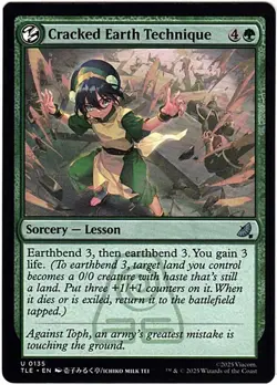 MTG Avatar: The Last Airbender Cracked Earth Technique (Uncommon) - Image 1