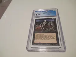 Graded 8.5 CGC 1994 Drudge Skeletons Magic The Gathering Revised Edition - Image 1