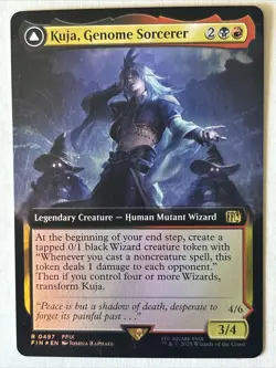 1x Kuja, Genome Sorcerer, Extended Art Foil 0497, Final Fantasy, Magic MTG NM - Image 1