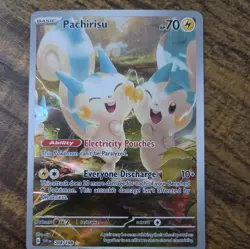 Pachirisu 208/198 Pokemon TCG Scarlet Violet Base Illustration Rare MINT - Image 1