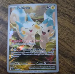 Pachirisu 208/198 Pokemon TCG Scarlet Violet Base Illustration Rare MINT - Image 3