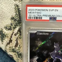 2023 Pokemon SVP EN #52 Mewtwo Black Star Promo Ultra Premium collection PSA 9 - Image 2