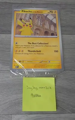 Pokemon x Natural History Museum Pikachu At The Museum Jumbo Sealed In Hand - Image 2