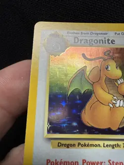 Pokemon Dragonite Fossil Holo Rare 4/62 100 HP Wizards of the Coast Near Mint - Image 5