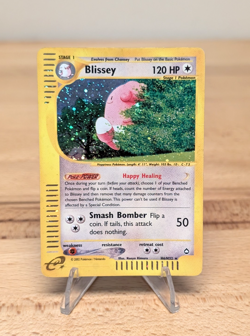 2002 Aquapolis E-Reader Blissey Holo Rare Wotc Vintage H06/H32 HP-Damage - Image 1