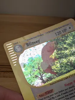 2002 Aquapolis E-Reader Blissey Holo Rare Wotc Vintage H06/H32 HP-Damage - Image 3