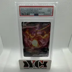 CHARIZARD VMAX 2022 POKEMON BLACK STAR PROMO ULTRA PREMIUM SWSH261 PSA 9 - Image 1