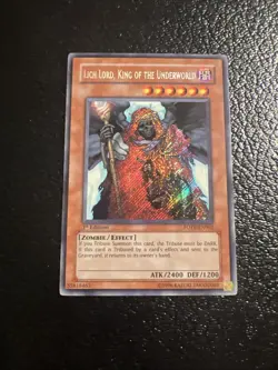 Yugioh! Lich Lord, King of the Underworld - FOTB-EN062 - Secret Rare - 1st Ed LP - Image 1