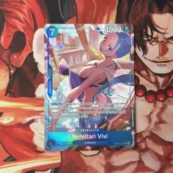 Nefeltari Vivi EB04-025 SR ALT ART The Azure Erase Seven One Piece CCG ENGLISH - Image 1