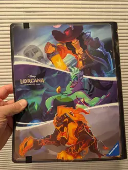 Disney Villains 9-Pocket Binder/Portfolio Holds 252 Cards 2025 Lorcana EMPTY - Image 2