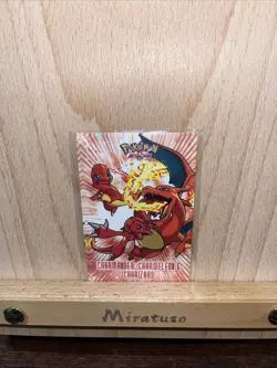 Pokemon Card Database Attacks Kanto Holo Charmander Charmeleon Charizard TagTeam - Image 1