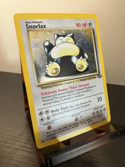 Pokemon TCG Snorlax 11/64 Jungle Holo Unlimited Rare Card 2000 - Image 2