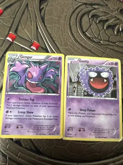 Gengar 60/162 XY Holo Pokemon - MP + Gastly Promo Xy 132 (more Vintage In Bin) - Image 1