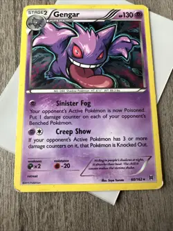 Gengar 60/162 XY Holo Pokemon - MP + Gastly Promo Xy 132 (more Vintage In Bin) - Image 3