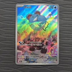 Marill 204/193 Illustration Rare Pokemon SV02 Paldea Evolved English NM - Image 2