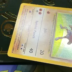 Vintage WOTC Pokemon TCG Base Set Holo Hitmonchan 7/102 LP - Image 4