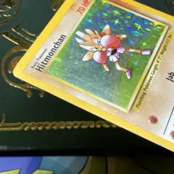 Vintage WOTC Pokemon TCG Base Set Holo Hitmonchan 7/102 LP - Image 5