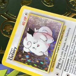 Pokemon 1999 Clefairy Holo Rare Base Set 5/102 MP - Image 3
