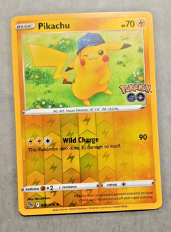 Pikachu 28/78 Pokemon Go Holo Rare 2022 Pokemon Card NM - Image 2