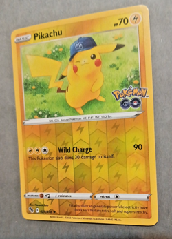 Pikachu 28/78 Pokemon Go Holo Rare 2022 Pokemon Card NM - Image 4