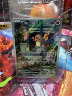 Scarlet and Violet Charmander Pokemon promo #044 (SEALED) Obsidian Flames - Image 1
