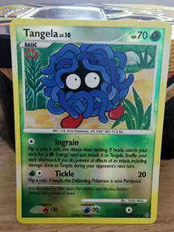 Pokemon Tangela 78/100 Stormfront Reverse Holo NM Condition - Image 1