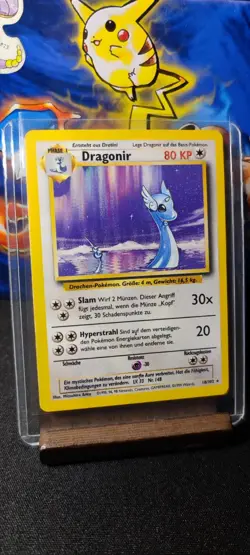 🐍(EX+) Dragonir 18/102 | Rare Base Set Pokemon Karte Deutsch 🇩🇪 Vintage 1999 - Image 1