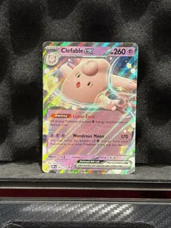 Clefable ex 082/197 SV03: Obsidian Flames Holo Pokemon NM - Image 1
