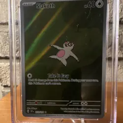 Pokemon TCG Slakoth CGC 9.5 Illustration Rare Holo Surging Sparks 212/191 2024 - Image 3