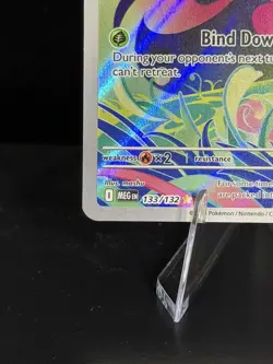 Pokemon Bulbasaur 133/132 Mega Evolution Illustration Rare Holo NM STAMPED - Image 3