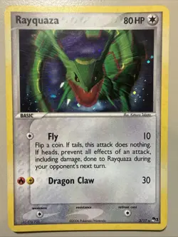 Pokemon TCG Rayquaza Holo - 3/17 - POP Series 1 - NM - Image 1