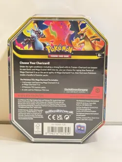 Pokemon TCG Mega Charizard x EX Tin Factory Sealed Brand New Sealed - Image 5