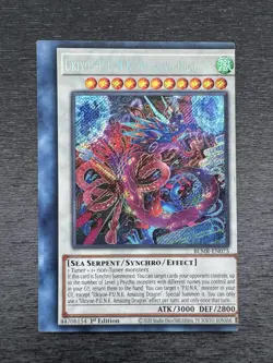 YuGiOh! Ukiyoe-P.U.N.K. Amazing Dragon BLMR - Error Misprint Miscut 1st Ed NM - Image 2