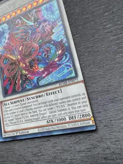YuGiOh! Ukiyoe-P.U.N.K. Amazing Dragon BLMR - Error Misprint Miscut 1st Ed NM - Image 3