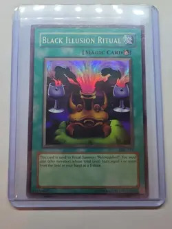 Black Illusion Ritual MRL-051 Yugioh TCG Super Rare LP - Image 3