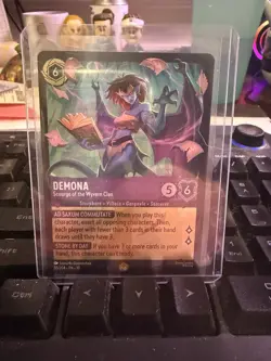 Lorcana Whispers In The Well - Demona - Scourge of the Wyvern Clan - 55/214 Foil - Image 1