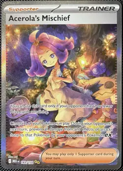 Acerola's Mischief 183/132 Me01: Mega Evolution Holo - Pokemon Card - Image 1