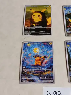 6 Pokemon x Van Gogh Black Star Promo ACG Art Card - READ DESCRIPTION - Image 2