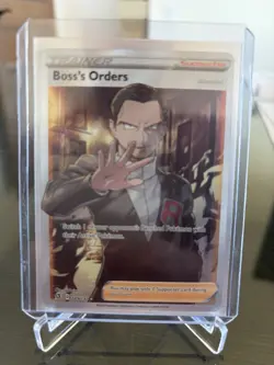 Pokemon TCG Boss's Orders Trainer Rebel Clash Full Art Card 189/192 Near Mint - Image 1