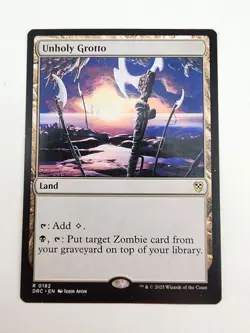 Unholy Grotto Commander: Aetherdrift • Regular MTG - Image 1