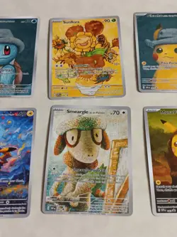 6 Pokemon x Van Gogh Black Star Promo ACG Art Card - read description - Image 3