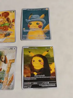 6 Pokemon x Van Gogh Black Star Promo ACG Art Card - read description - Image 4